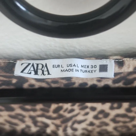 Zara Leopard Print Tank Top - Picture 2 of 5